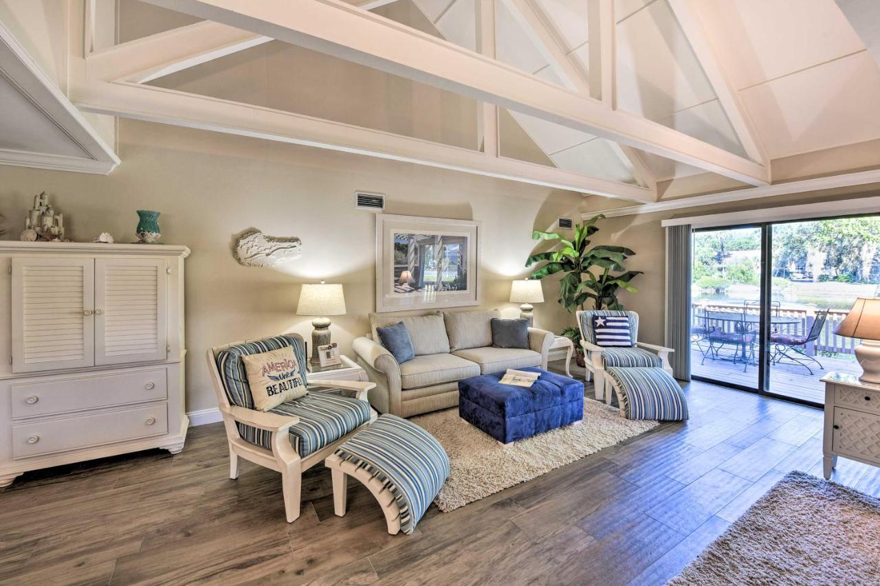 Palmetto Dunes Villa With Deck And Lagoon Views! Hilton Head Island Eksteriør billede