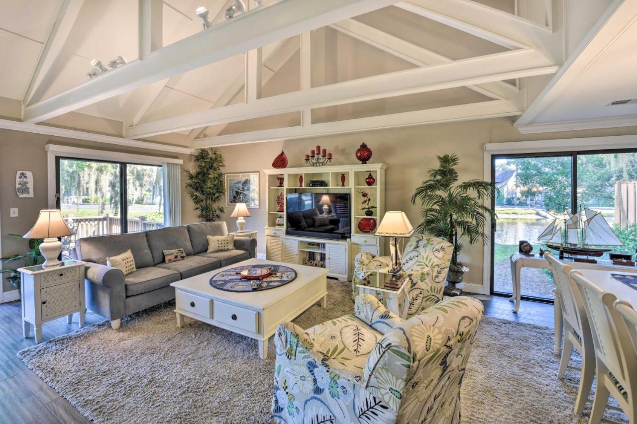 Palmetto Dunes Villa With Deck And Lagoon Views! Hilton Head Island Eksteriør billede